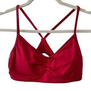 Athleta hot‎ pink sports bra - size small